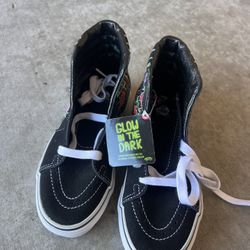 High Top Vans - Glow In The Dark