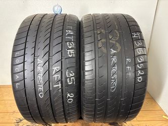 2 tires 315 35 20 Dunlop Sp Sport Maxx GT no repairs high tread