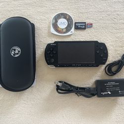 Psp 1001 Black w/ 7000+ Games Saved In The 64GB Memory Card