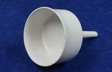 Cole-Parmer CoorsTek 60243 Buchner Funnels, Ceramic, 320 mL - Used
