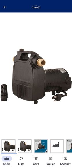 Utilitech Cast Iron Utility Water Pump