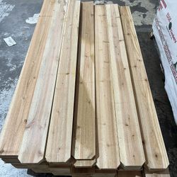 5/8x5.5x6’ Kiln Dried Cedar Pickets $2.49