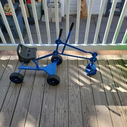 Kids Sit On Digger