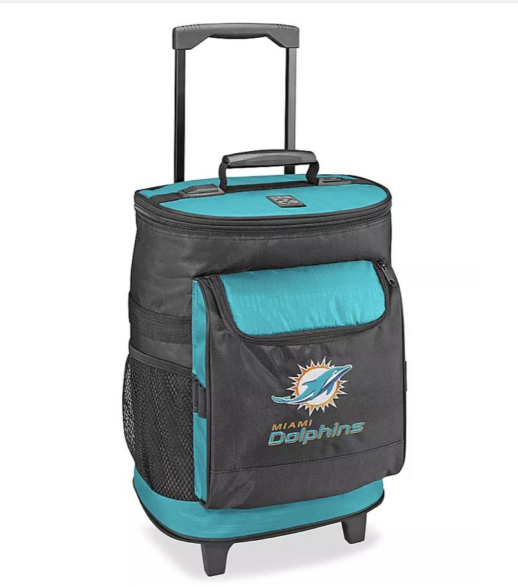 Miami Dolphins Rolling Cooler