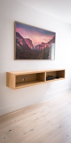 Floating Media Console