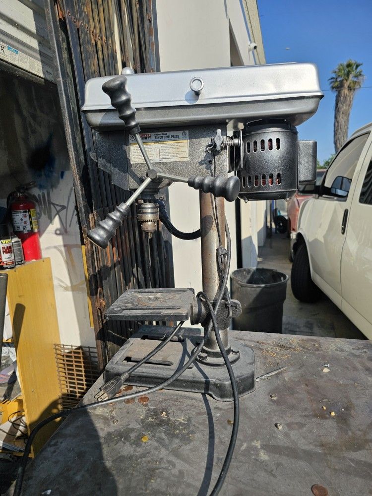 Bench Press With Grinder/polisher 