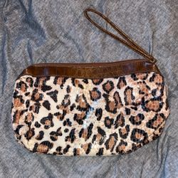 y2k cheetah wristlet 