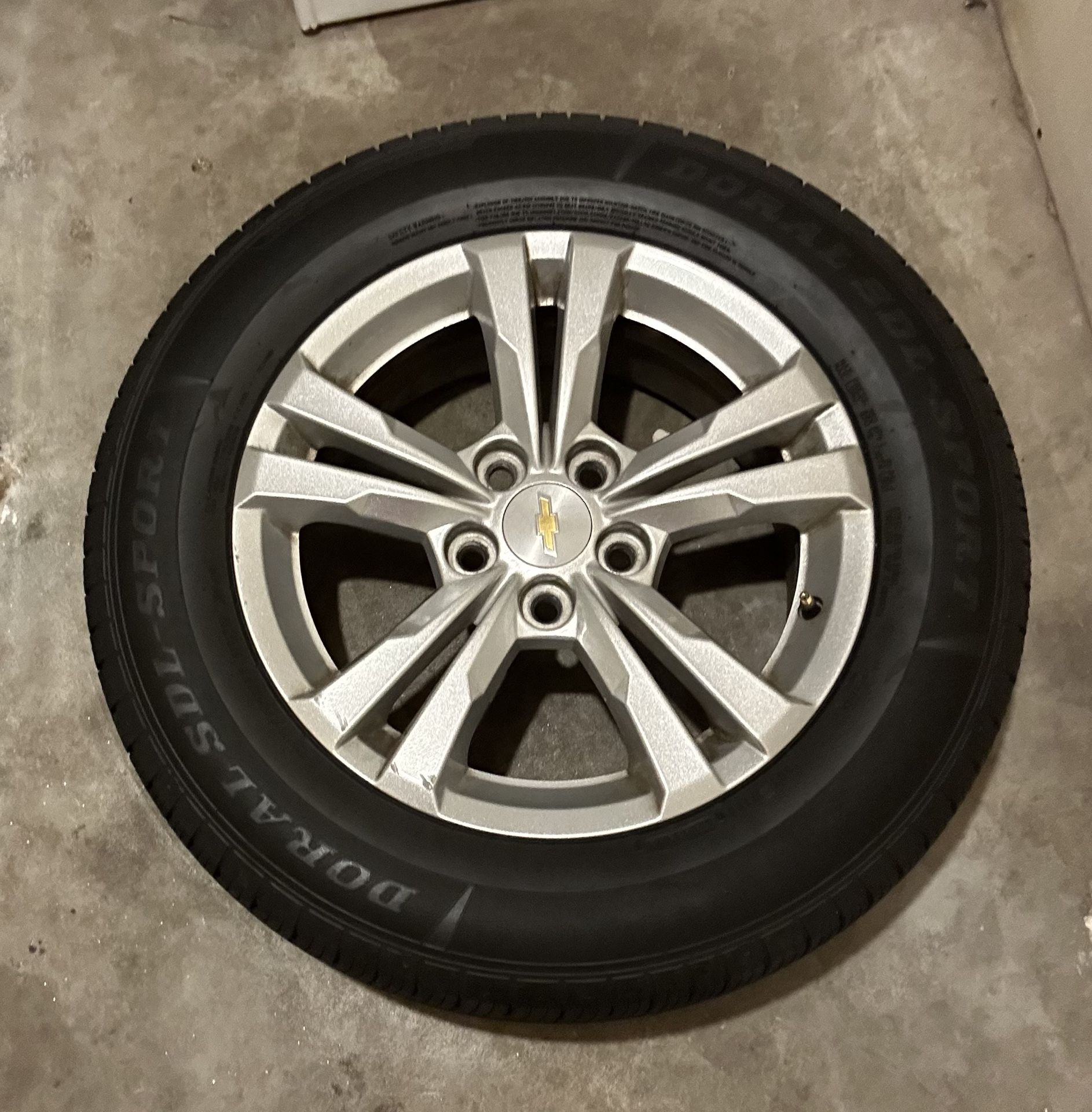 2011-2017 CHEVROLET EQUINOX WHEELS RIMS W/ TIRES 225/65 R17 OEM