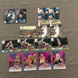 Vintage 2001 Fleer WWF Collectible Cards