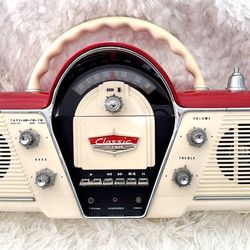 Overdrive Cicena Classic Portable AM/FM/Radio/Stereo/Cassette Player. Vintage 1991