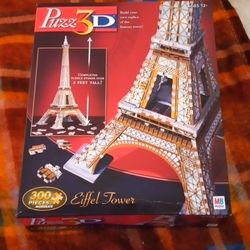 3d Foam Eiffel Tower