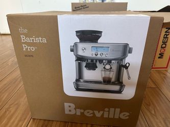 Breville BES878BSS Barista Pro Espresso Machine, Brushed Stainless Steel