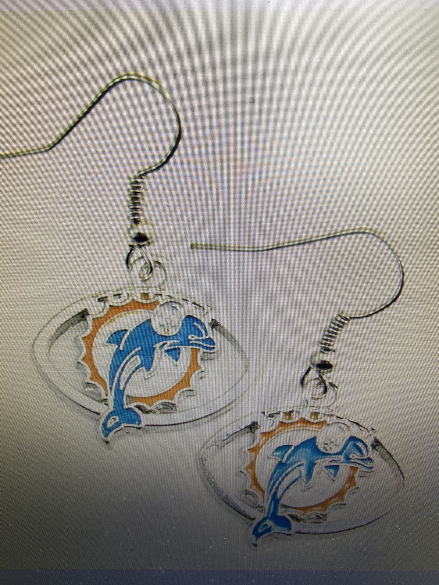 Miami dolphinsEarrings