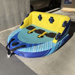 EVAJOY 3 person towable tube for boating
