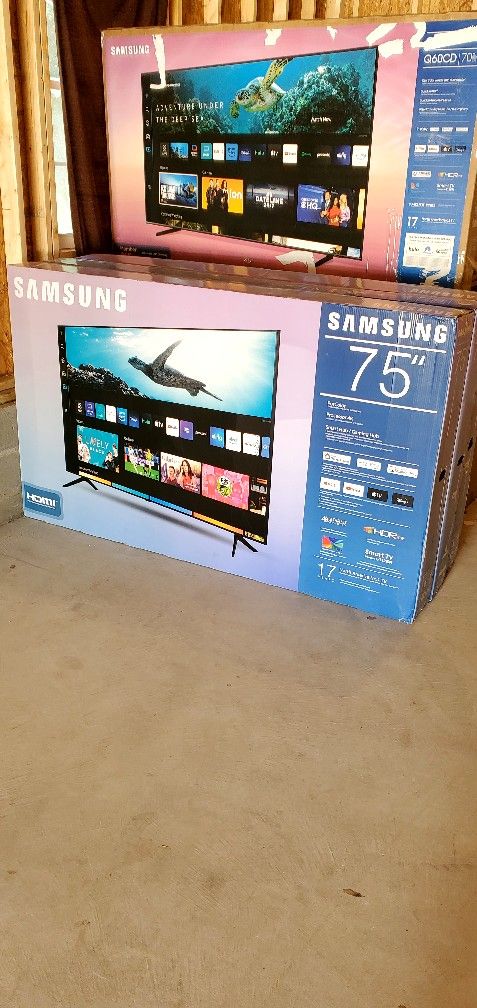 Price Firm Brandnew 75 Inch Samsung 4k Smart 2025 No Box