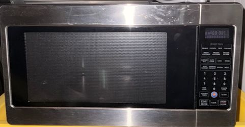 LG 2.0 Cu Ft 1200W Stainless Microwave – Works Great