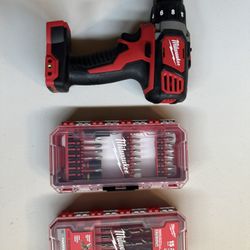 M18 18V Lithium-Ion Cordless 1/2 in. Drill Driver (Tool-Only) and two bites All new