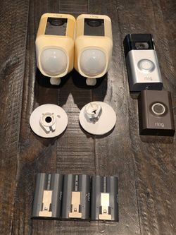 Ring Security Camera & Doorbell Bundle