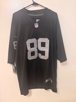 Brock Bowers #89 Las Vegas Raiders Black Football Jersey — L / XL