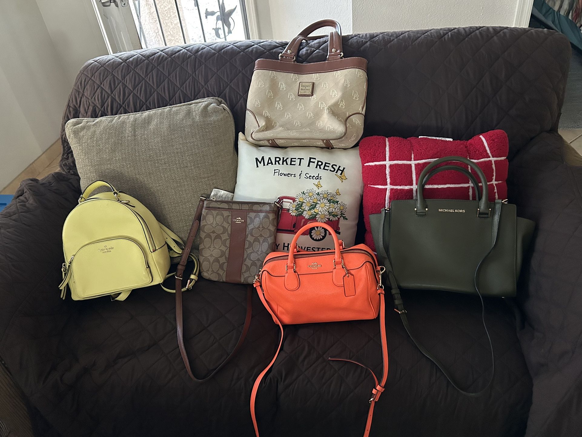 Authentic Coach, Michael Kors, Dooney & Bourke, Kate Spade Bags