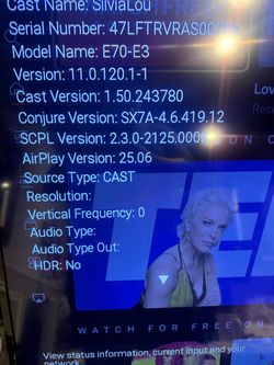 Vizio E70-E3 70-Inch Smart TV obo