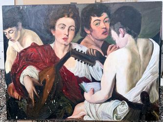 A  Caravaggioreplica “The Musicians “