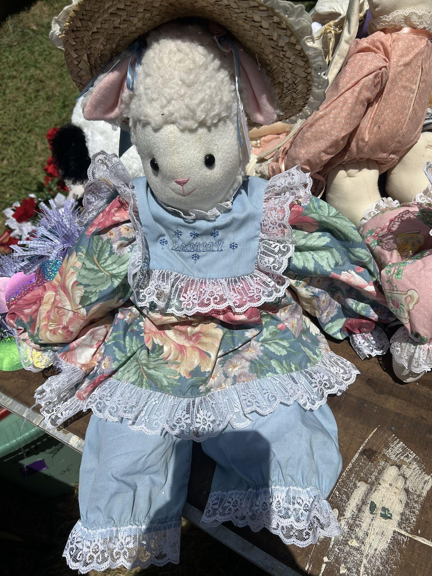 Easter Lamb Stuffed Animal