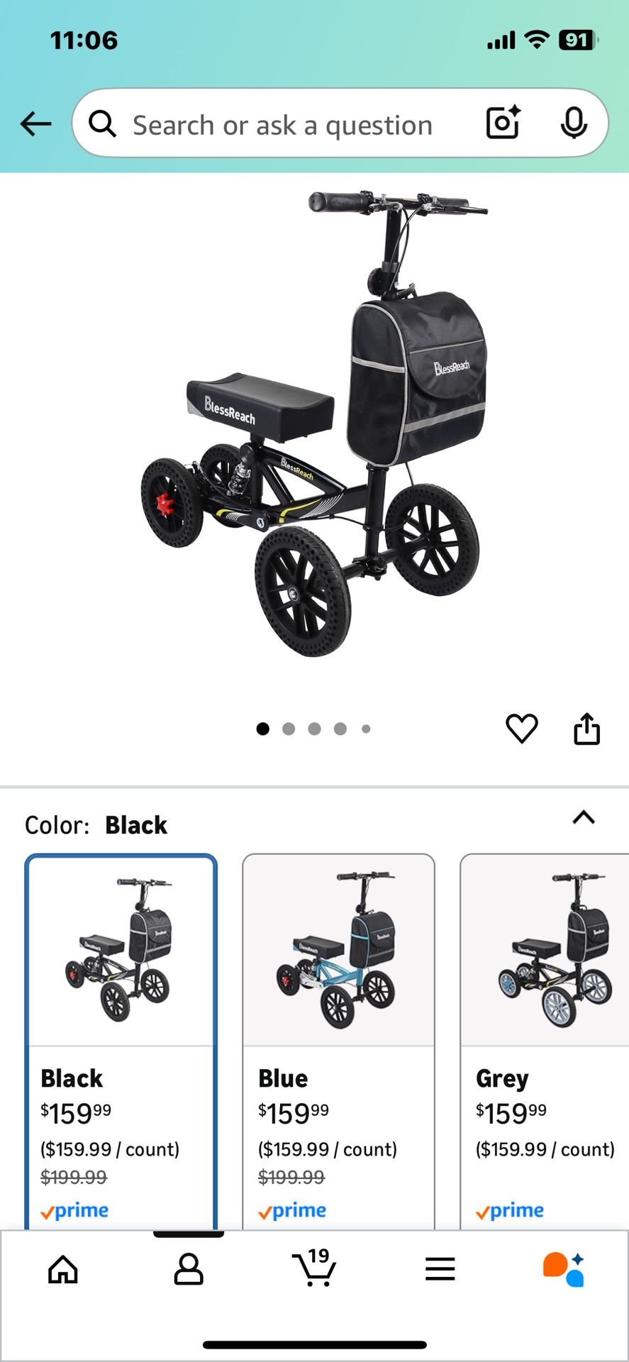 BlessReach Knee Scooter