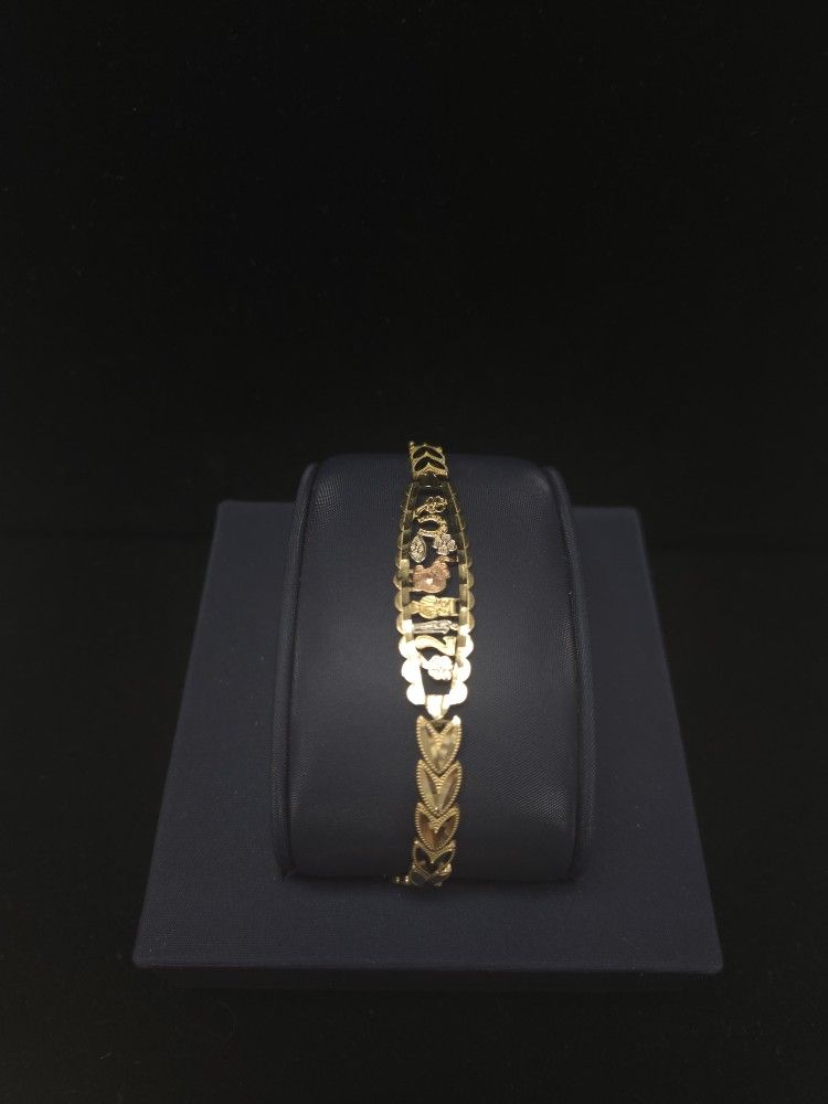 10k Gold Id Bracelet