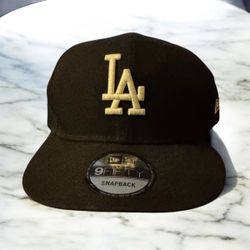 Los Angeles Dodgers Basic Black and White 9FIFTY Snapback