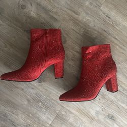 Rhinestone Women’s Boots Size 8.5 