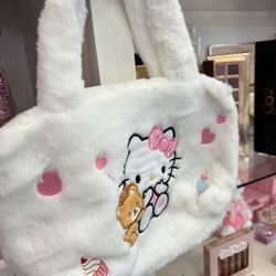 Hello Kitty Fluffy Tote Bag