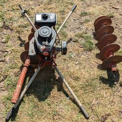 General Equipment Company Model 342F Post Hole Auger 8" And 10"