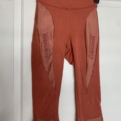 Gymshark Turbo Cropped Leggings Moroccan Brick in small