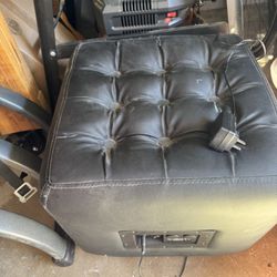Ottoman With Bluetooth Speaker Built in 