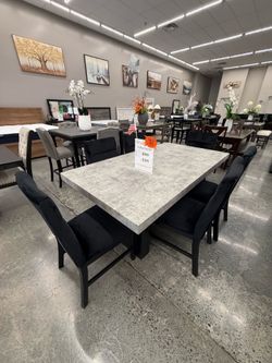 7 PC DINING TABLE SET