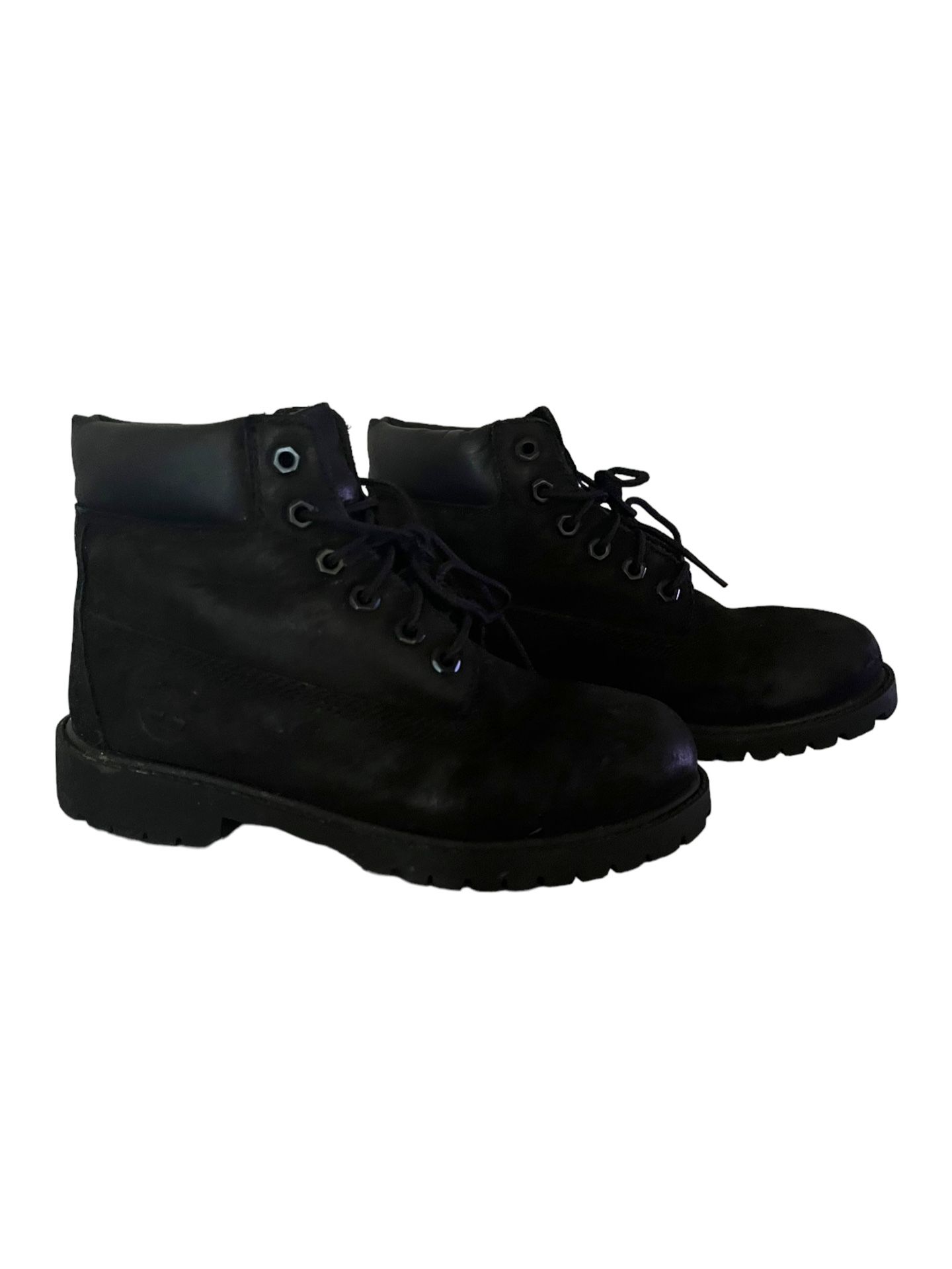 Black Timberland Boots Youth Size 2