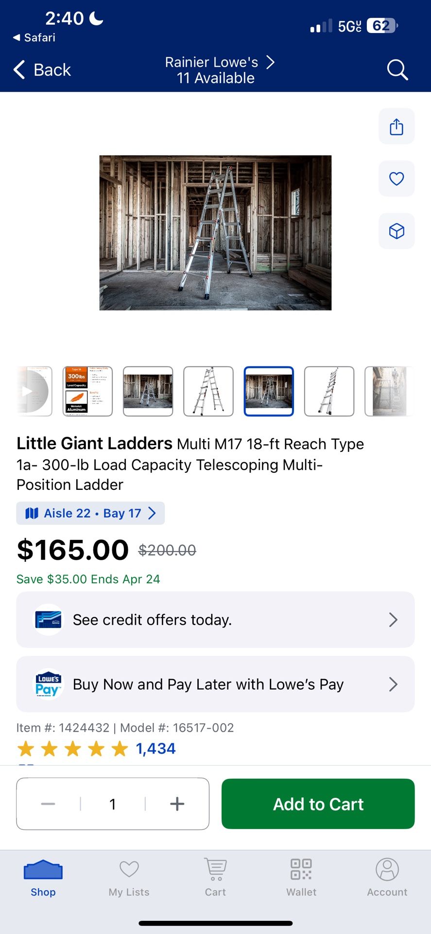 Little Giant Ladder 