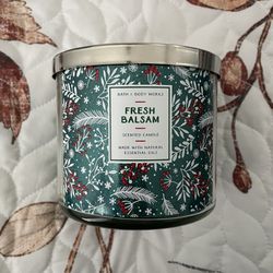 Bath & Body Works Fresh Balsam Scented Candle 