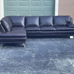 Sectional Sofa/Couch - Leather - Delivery Available 🚛