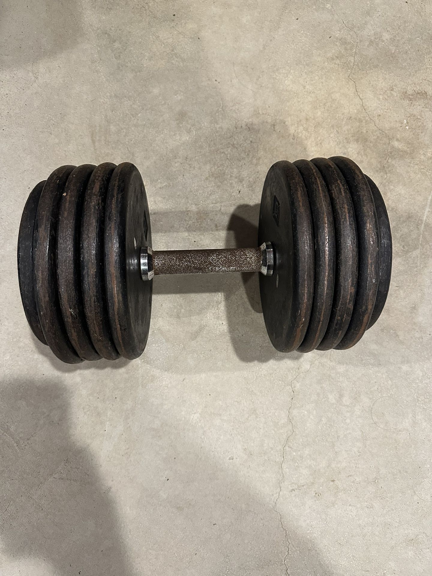 2 100lb Dumbbells