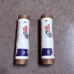 2009 Lincoln Bicentennial Cent Formative Years P/D Sealed Rolls 