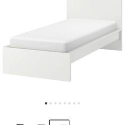 IKEA Twin Bed Frame And Mattress 