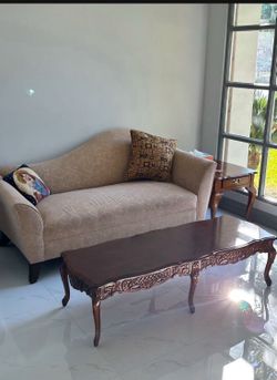 One big sofa, and two small sofas good condition originally from Macy’s for $100
