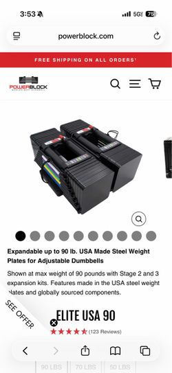 Power block weight set and stand
