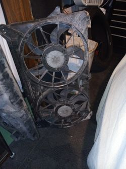 GMC Chevy Cadillac dual electric cooling fans. Upgrade from clutch fan robbing hp and mpg's