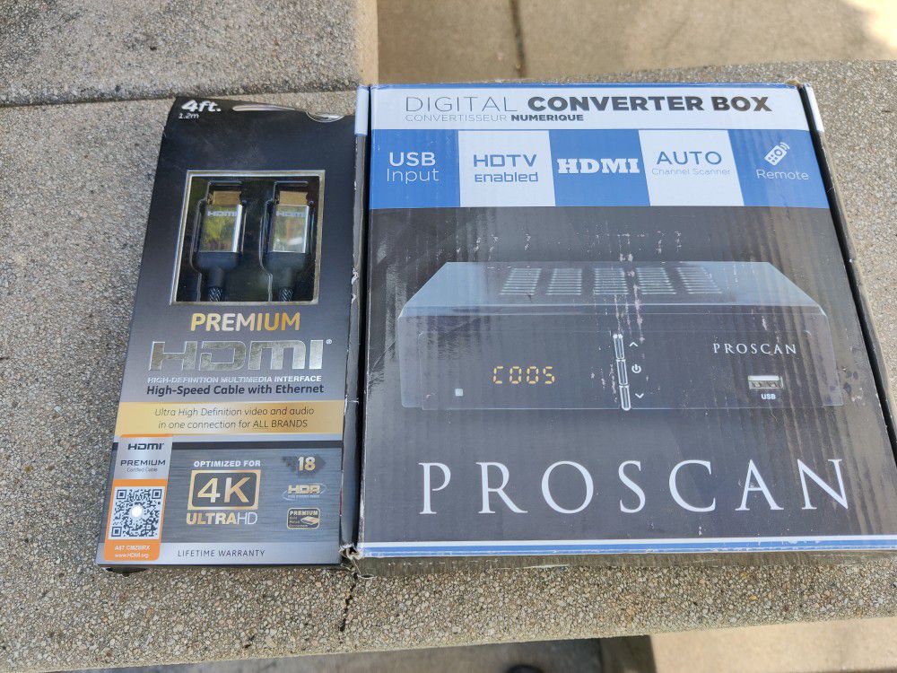 Brand New Proscan Digital Converter Box