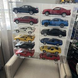1:18 Acrylic 12 Car Display Card