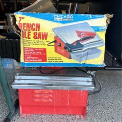 7” Bench Tile Saw 