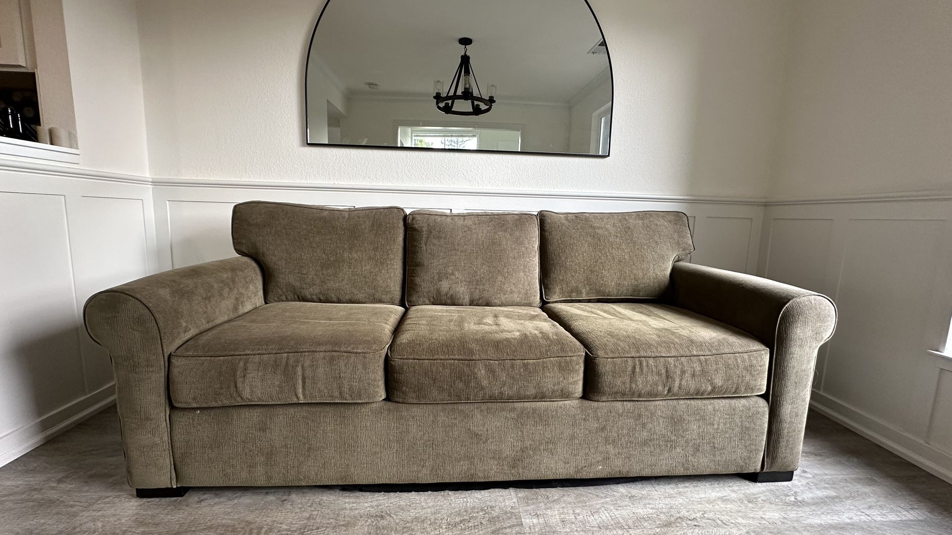 Sage Colored Sofa